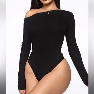 One shoulder bodysuit